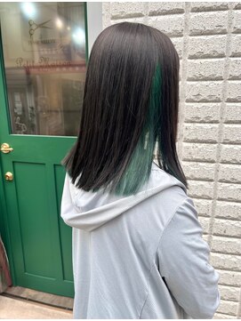 プチメゾントウキョウ(Petit Maison Tokyo) グリーンカラー_インナーカラー