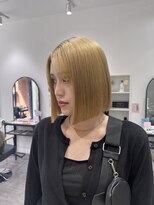 ココット 京橋店(cocotte)&nbsp;ハイトーン切りっぱなしボブ