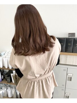 カミエ(kamie) ＊ラベンダーベージュ 透明感 ブリーチなし 三宮美容室 神戸