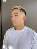 メリケンバーバーショップ トーキョー(MERICAN BARBERSHOP TYO)&nbsp;YS STILE.束感ショート.波巻き.ハイライト.マッシュパーマ40