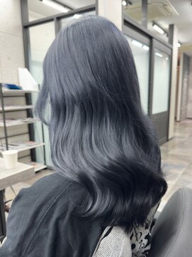 スターズ 川越店(STARS) アイスグレー 韓国ヘア 顔周りレイヤー