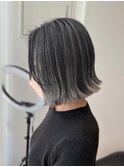 ハイライト/髪質改善トリートメント/ショートカットボブ