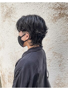 ノード(NODO) マニッシュショートウルフ+パーマ