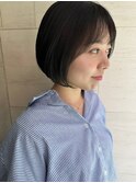 【白岩】丸みショートボブ