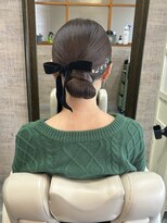 グローバルヘアー バランス(global hair BALANCE) 20代30代／ヘアアレンジ／ヘアセット／タイトシニヨン