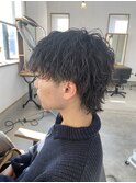 波巻きパーマ/ウェーブパーマ/メンズパーマ