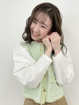 ノウハウ タニマチ(KNOWHOW tanimachi) ウェーブボブ◎女性らしい柔らかボブ/オリーブベージュ