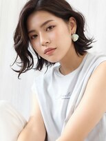 アース センター南店(HAIR&MAKE EARTH) 20代30代小顔ひし形デジタルパーマショートカットレイヤー