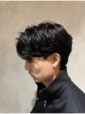 センターパート/ニュアンスパーマ