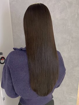 モク(mok) 艶髪ロング/チョコレートブラウン