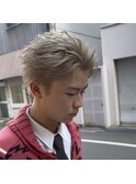 スパイキーショート/ホワイトベージュ/フェザーショート