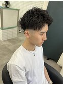 スキンフェードパーマ