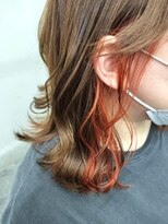 ヘアーグロウニコ(hair grow nico...) インナーカラー☆オレンジ