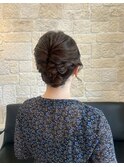 ヘアセット×編み込み【東川口　ヘアセット】