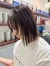 顔周り（おくれ毛も◎）・前髪カット＋カラー＋水トリートメント
