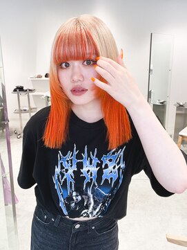 キオク(KIOX) ケアブリーチ/デザインカラー/レイヤーカット/髪質改善