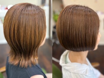 ヘアアートマール(Hair Art marl)の写真/【女性オーナーマンツーマン×貸切空間】丁寧なカウンセリングで理想のグレイカラーに