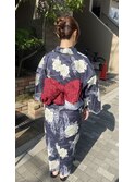 浴衣着付け、ヘアアレンジ
