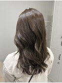 ブリーチなしオリーブブラウン