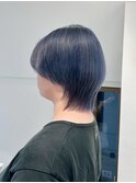 ネイビーブルー/ケアブリーチ/ブリーチ/表参道/原宿