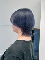 ラック 表参道(LUCK) ネイビーブルー/ケアブリーチ/ブリーチ/表参道/原宿