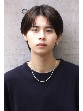 ニュアンスヘア/シースルーマッシュ/メンズマッシュ