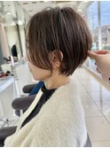 ショートカット×ひし形ショートボブ×髪質改善30代40代50代