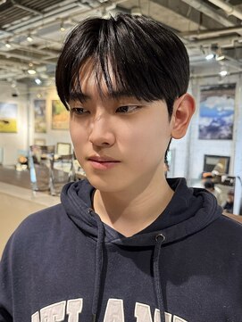 ノラ ヘアーサロン(NORA HAIR SALON) 韓国シースルーマッシュルーズショートシャドウパーマダウン