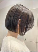 天神大名ショートボブショートカット大人ショートタッセルボブ
