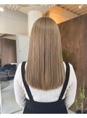 上品な大人女性向け髪質改善艶ロングヘア艶髪美髪髪質改善カラー