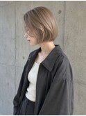 ワンホンレイヤー/ミルクティーブロンド/ダークブルー/立川