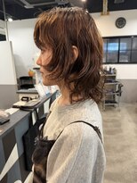 ドッグスター(dog star)&nbsp;ウルフパーマニュアンスパーマくせ毛風パーマ登戸向ヶ丘遊園