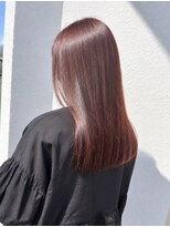 ピシェ ヘア デザイン(Piche hair design) ストレート×大人RED color