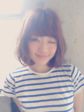 ミンクス 青山店(MINX) 広瀬すずさん風☆肩上sweet　casual　bob☆