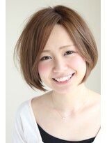 リッシュ(Hair&Eyelash Riche) グレージュショートボブ/透明感カラー/ひし形シルエット/小顔