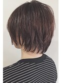 レイヤーショートボブ/丸みシルエット/透明感【レセ南柏店】