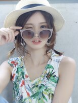 ヘアサロン シロップ(Hair Salon Syrup)&nbsp;[Syrup・山谷慎太郎] 「ビーチで差をつける。ハットアレンジ」