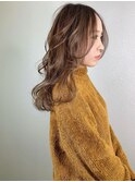 ロングレイヤー×ピンクベージュ【Ellen新宿】