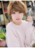 厚めバング★くせ毛風ネオウルフショートg川口20代30代40代!