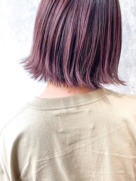 ジーナ 池袋(Zina) 【Zina 池袋】イメチェン毛先パーマ耳かけ×フォギーベージュ