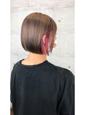 【CAPA teriha 宮本まどか】インナーピンク×ボブ