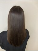 カット＋柔らかい質感に仕上がる髪質改善ストレート