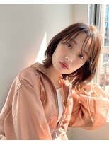 ミンクス 青山店(MINX) やわらかくびれボブ　外ハネボブ