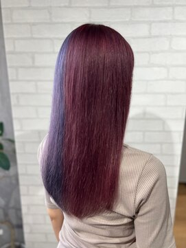 ビス リアン 川口店(Vis lien) ツートーンカラー/パープル/バイオレット/