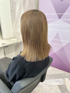 エイト 神戸三宮店(EIGHT) 【ミルクティーベージュ】映えあるブロンドヘアに！