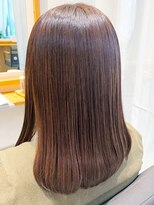タイズ(ties) 20代30代40代アッシュブラウン髪質改善カラー艶感ストレート