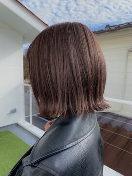 アフターニュース 新潟(afternews) レッドパープル/切りっぱなし/外ハネ