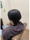 【ウルフカット×シルバグレーカラー】