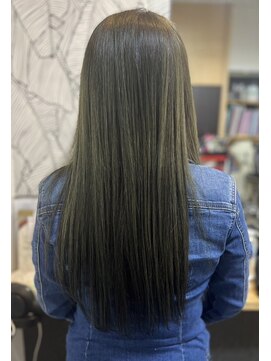 ヘアーカルチャー 小倉台店 HAIR CULTURE しなやか、艶髪ロングストレート