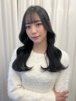 ボタン ハカタ(VOTAN hakata)&nbsp;【ろみおStyle】ブルーブラック/顔周りカット/レイヤーカット